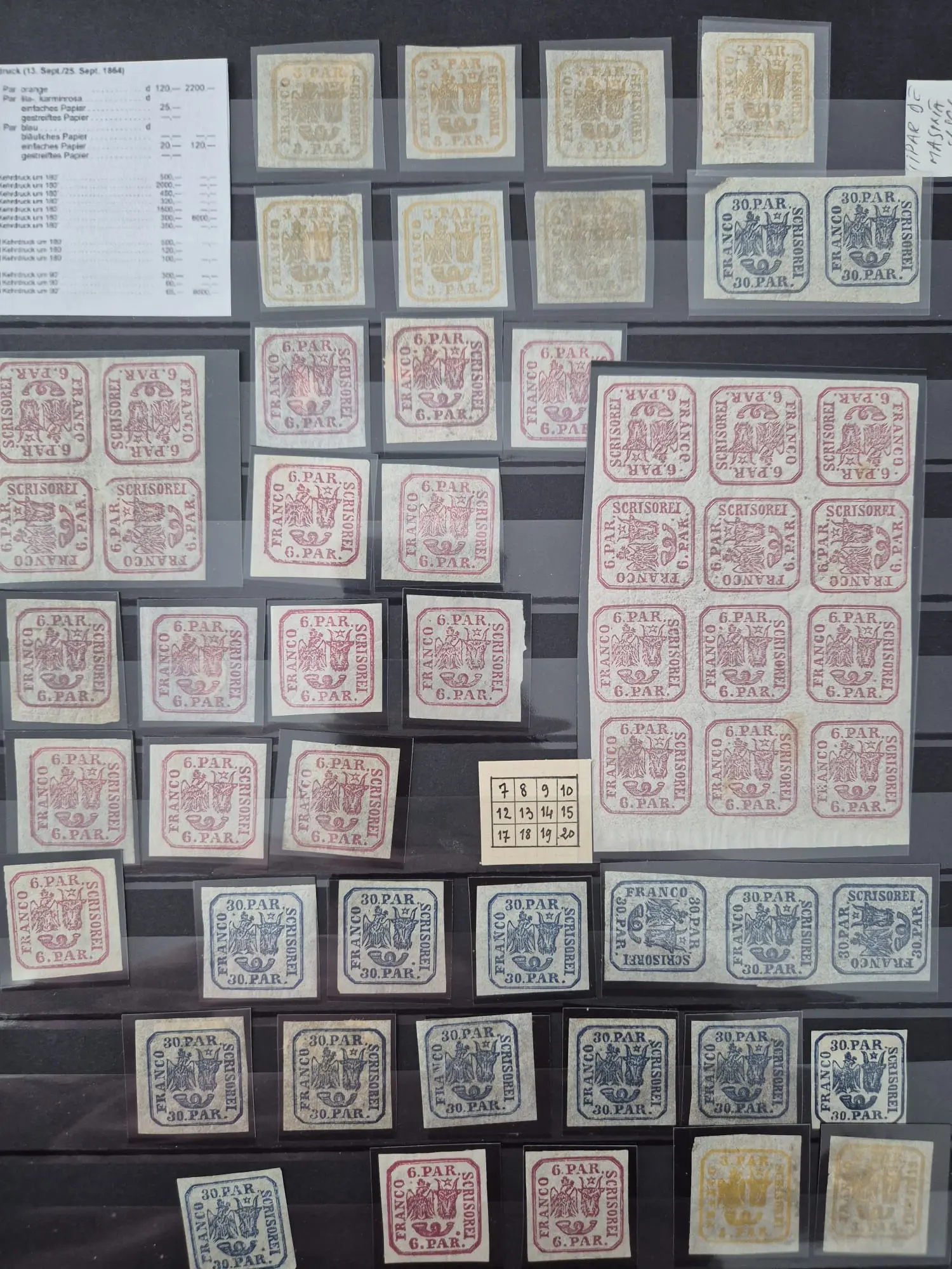 Exemplu timbre romanesti valoroase colectie stare buna raritate